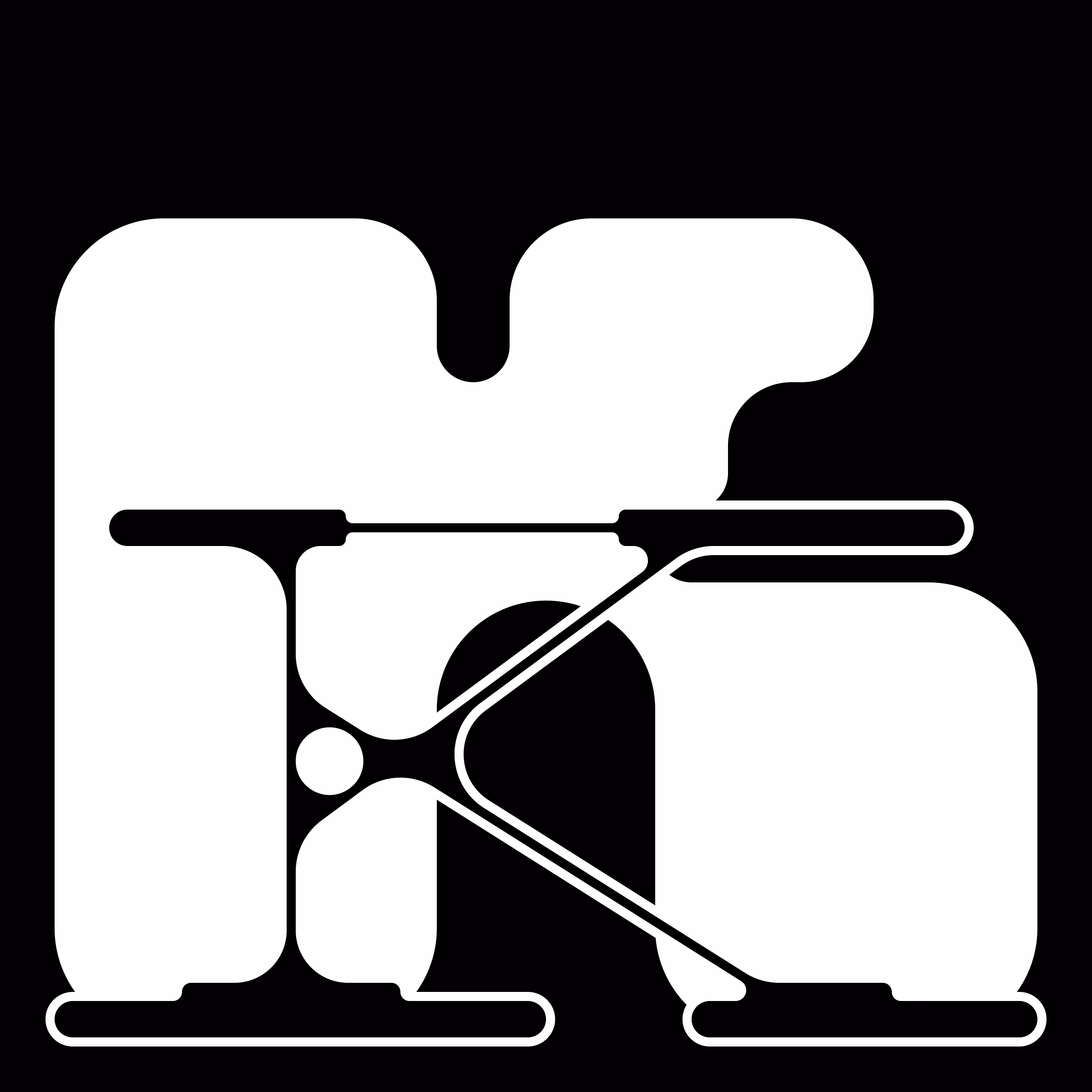 Black and white double-K monogram for Kroniek & Kritiek