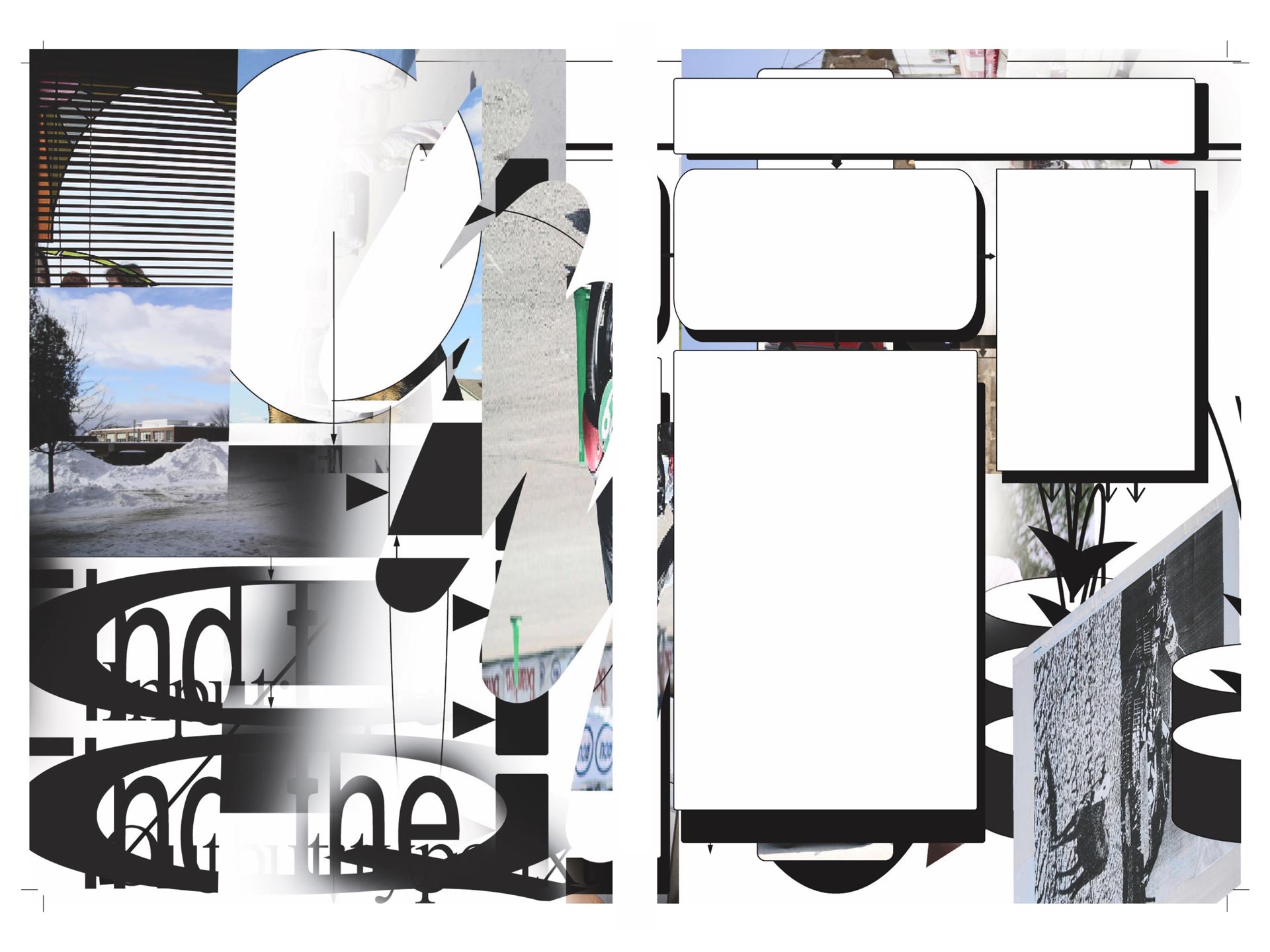 Book cover featuring a collage of various images and graphic signs