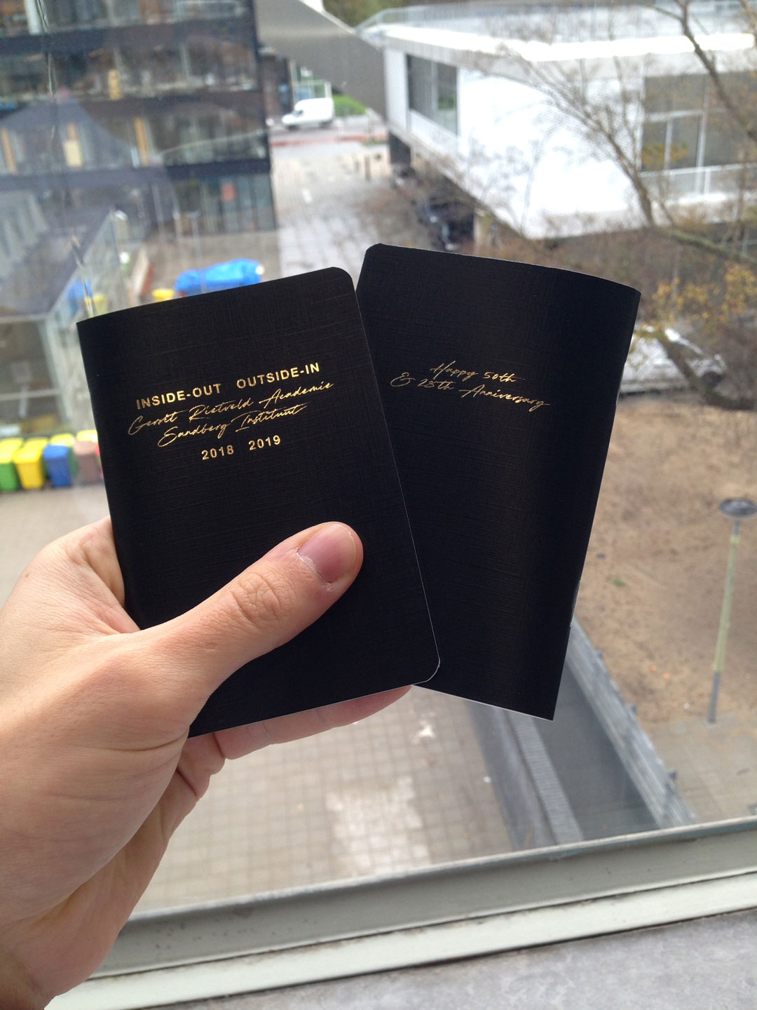 Close-up of the booklet front cover