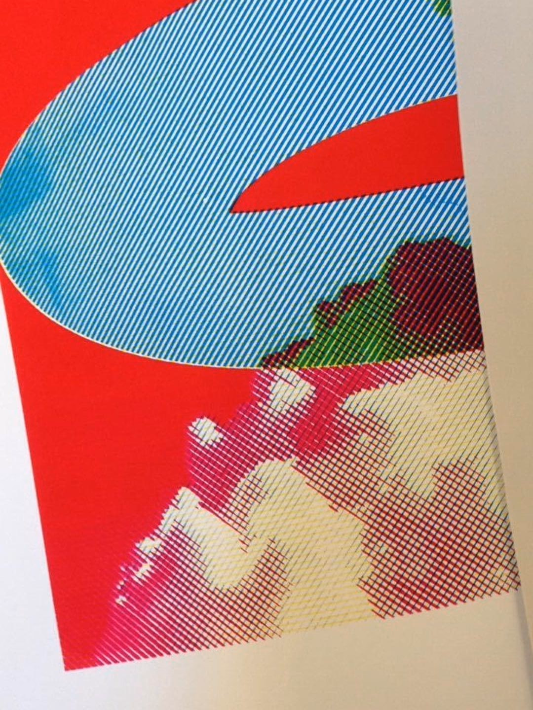 Silkscreen poster detail